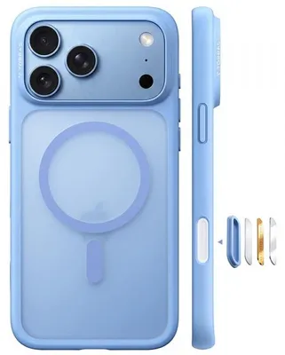 Produktbild von MagSafe-Hülle für Apple iPhone 18 Pro / 17 Pro, Torras, Guardian, Blau