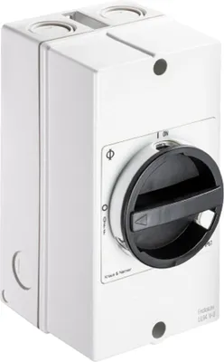 Produktbild von Kraus & Naimer Hauptschalter, 3pol+1NO/1NC, AP-Gehäuse IP66, Ith=32 A, P=11 kW (AC23B, 400V AC), 6 mm², 1 Stk.