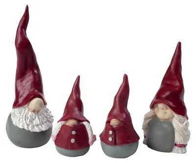 Imagen del producto de Nääsgrändsgarden Wichtel High Hat Familie, 4 Stk H.5,5 - 10 cm 7055-4