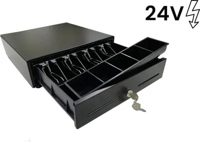 Produktbild von Kassenschublade, 24V Spannung, Geldkassette, mit Schlüssel HDWR HD-KER33
