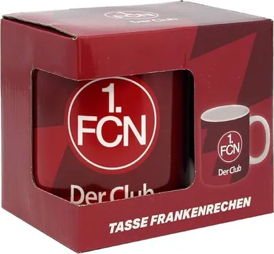 Produktbild von Kopie von 1. FC Nürnberg Kaffeetasse Frankenrechen #1
