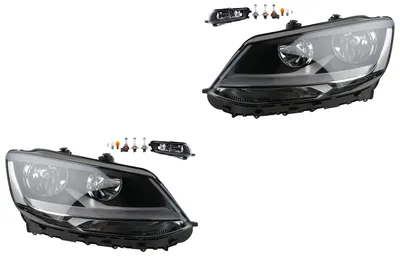 Image de Johns, Jeu de phares halogènes compatible VW Sharan 7N 06/10-06/15 H7 H7 +brouillard+lumière. 7N0941699 7N0941699C 7N0941700 7N0941700C 7N1941005 7N1941006