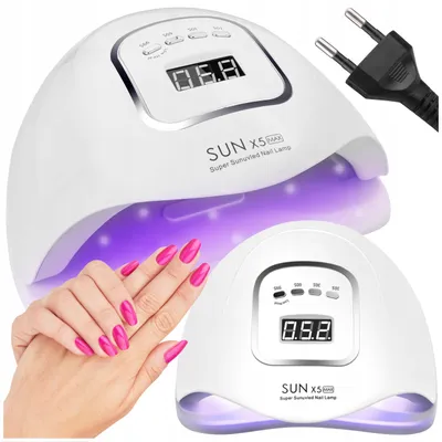 Produktbild von UV LED Nagellampe 80 W für Hybridlacke und Gele, stark, Hybrid Sun X5 Max LCD
