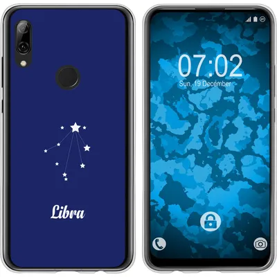 Produktbild von PhoneNatic Case kompatibel mit Huawei P Smart Z Silikon-Hülle SternzeichenLibra M9
