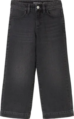 Productafbeelding van TOM TAILOR meisjesbroek, wijde pijpen, jeans, model 10210 - grijze denim, maat 110