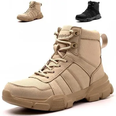 Zdjęcie produktu dla Buty ochronne stalowe noskami lekkie wygodne dla mężczyzn i kobiet robocze