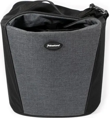 Produktbild von Haberland Lenkertasche Britta anthrazit/schwarz - praktische E-Bike Lenkertas...