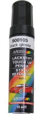 Produktbild von Motip Lackstift Hochglanz Schwarz (900105) – 12 ml.