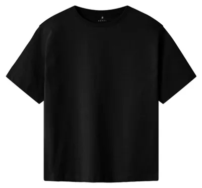 Image de Name IT - Pantalon pour garçons, modèle Nkmvobbo Ss Nreg Top Noos, couleur noire, taille 146-152 (Europe)