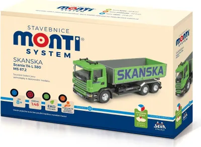 Produktbild von Monti System MS 67,2 Skanska Scania 114 L 1:48 im Karton