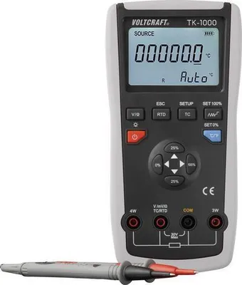 Image de VOLTCRAFT TK-1000 Kalibrator Temperatur, Spannung 1x 9 V Block-Batterie (enthalten) (VC-11769560)