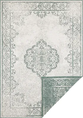 Zdjęcie produktu dla Odwracalny dywan Hanse Home Twin Supreme do wnętrz i na zewnątrz Cebu Green Cream
