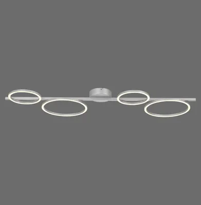 Produktbild von JUST LIGHT MINI RITUS LED Deckenleuchte Warmweiss Dimmbar 36W silber 14211-21