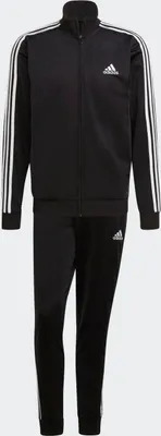 Produktbild von adidas Primegreen Essentials 3-Streifen Trainingsanzug Herren black/white 11