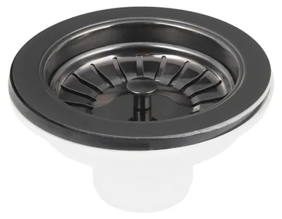 Obrázek produktu pro Umyvadlový vývod z nerezové oceli 6/4", gun metal