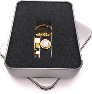 Produktbild von Onwomania Kamera Cam Gold Schwarz USB Stick in Alu Geschenkbox 64 GB USB 2.0