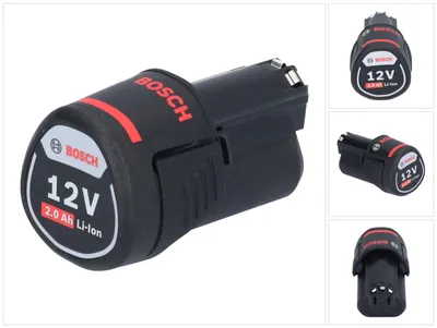 Zdjęcie produktu dla Bosch GBA 12V 2.0AH, Bateria, Litowo-jonowa (Li-Ion), 2 Ah, 12 V, Bosch, Czarny