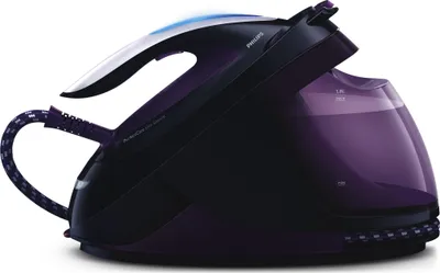 Produktbild von Philips PerfectCare Elite Bügelstation, 150 g/min konstanter Dampf, 7.5 bar, 2400 W, Schwarz (GC9650/80)