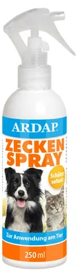 Produktbild von Ardap Zeckenspray am Tier