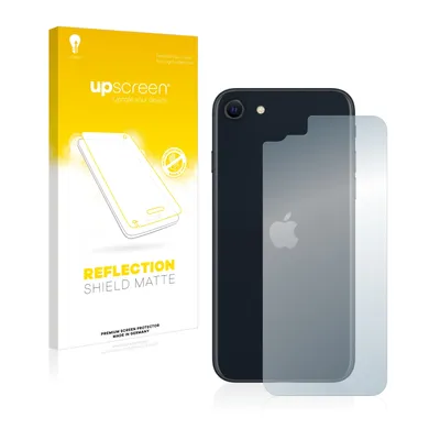 Produktbild von upscreen Schutzfolie für Apple iPhone SE 3 2022 (Rückseite) Displayschutz Displayschutzfolie Folie Matt Entspiegelungsfolie