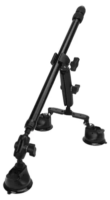 Produktbild von Saugnapf-Halterungsset passend für Insta360 X5 X4 X3 X2 Action-Kamera, Autodachkamerahalterung und 120 cm Selfie-Stick
