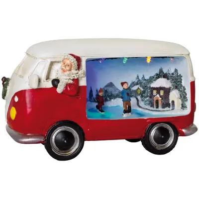 Produktbild von LED-Weihnachtsfigur 'Merryville' Santa/Transport
