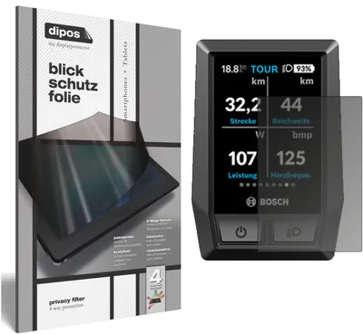 Produktbild von Schutzfolie für Bosch Kiox e-Bike Display Blickschutzfolie matt Display Schutz