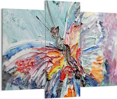 Produktbild von Bild auf Leinwand - Leinwandbild - Vogel Natur Farbe - 130x100cm - Wand Bild - Wanddeko - Leinwanddruck - Bilder - Kunstdruck - Wanddekoration - Leinwand bilder - Wandkunst - CB130x100-3594