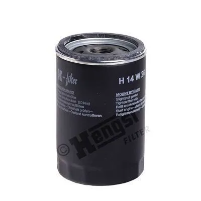 Produktbild von Ölfilter HENGST FILTER H14W26 für OPEL Frontera A SUV (U92) Frontera A Sport SUV Cabrio (U92) für LTI TX Schrägheck für LDV Maxus Kastenwagen