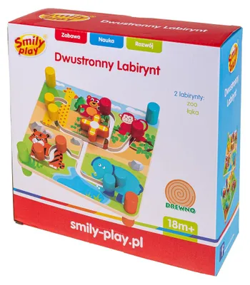 Immagine prodotto di Smily Play Labirynt Sensoryczny Dwustronny Drewniany