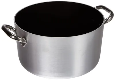 Imagen del producto de Olla Agnelli AL-Black ALSA104SS28, aluminio, 28 cm de diámetro, con revestimiento antiadherente