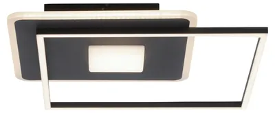Immagine prodotto di Plafoniera a LED, nera, dimmerabile, H 6,5 cm