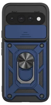 Zdjęcie produktu dla Mayaxess, etui do telefonu Pixel 11 / Pixel 11 Pro, z ochroną obiektywu aparatu i magnetycznym pierścieniem, kolor: czarny