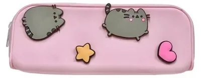 Image de Trousse en silicone Pusheen the Cat Stars Hearts - Puckator