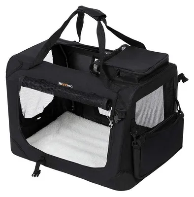 Image de Sac de transport pour chien et chat – Sac de transport – Noir – 102 x 69 x 69 cm