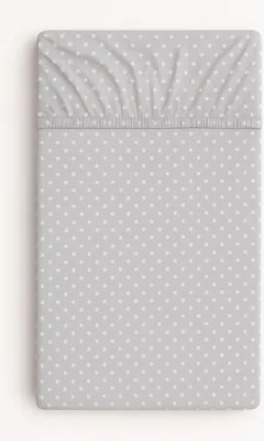 Obrázek produktu pro Prostěradlo 120 x 60 cm - bavlna - na dětské postele - měkká tkanina - elastický střih