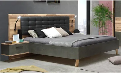 Produktbild von Bett Doppelbett Funktionsbett Bettrahmen Ehebett Bettanlage "Rhodos IV"