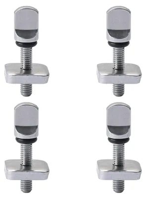 Image de 4 fixations pour ailerons de planche de surf, kit de vis en acier inoxydable pour planches de paddle