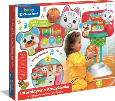 Produktbild von Clementoni Spiel & Lern Basketball für Kleinkinder ab 18 Monaten