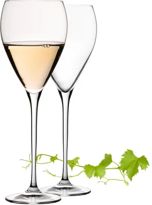 Produktbild von IMPERIAL Tropfenförmige Weißweingläser 350ml "Paris" Set 2-Teilig Weingläser aus Crystalline Glas Spülmaschinenfest