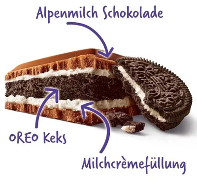Produktbild von Milka Mmmax Oreo 300g