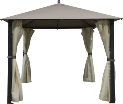 Produktbild von TrendLine Seitenteile für Pavillon Kos 297 x 297 cm taupe 4 Stück