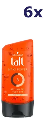 Produktbild von 6x Taft Gel 150 ml Max Power