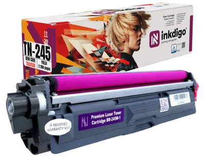 Produktbild von Inkdigo Toner TN245M für Brother DCP-9015CDW, DCP-9020CDW, HL-3140CW, HL-3150CDN – Magenta, 2200 Seiten,, KI-generiertes Bild