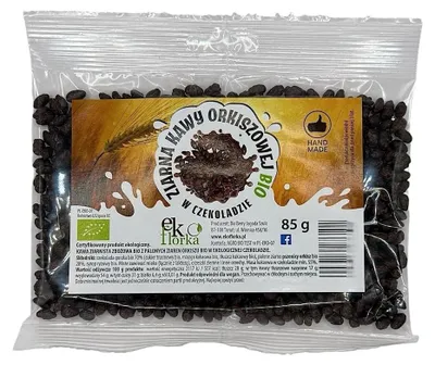 ZIARNA KAWY ORKISZOWEJ W CZEKOLADZIE BIO 85 g - EKOFLORKA