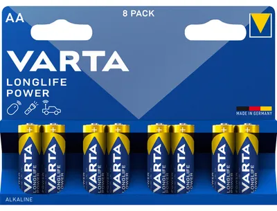 Produktbild von VARTA Batterie High Energy AA 04906 Alkali 1,5V VE8