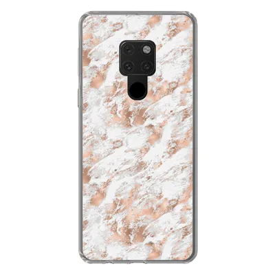 Produktbild von MuchoWow® Handyhülle Schutzhülle Hülle für Huawei P40 Lite Roségold - Muster - Marmor - Luxus Silikon Softcase Handy Hülle - Handy