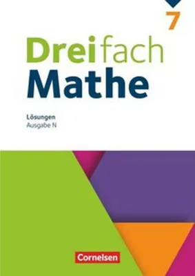 Produktbild von Dreifach Mathe 7. Schuljahr. Niedersachsen - Lösungen zum Schülerbuch