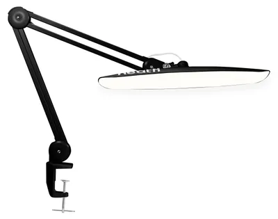 Obrázok produktu pre LED stolná lampa, 2 200 lúmenov, 20 W, s reguláciou jasu (čierna, nastaviteľná farba svetla s klipom)