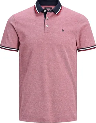 Produktbild von Polo Shirt Kurzarm Uni Hemd JJEPAULOS Pique Baumwolle |